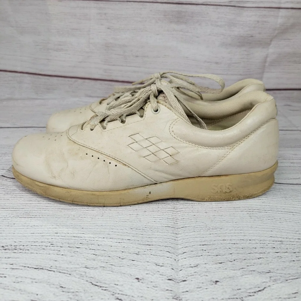 SAS Shoes Womens 8 S‎ Tripad Comfort Walking  Leather Beige